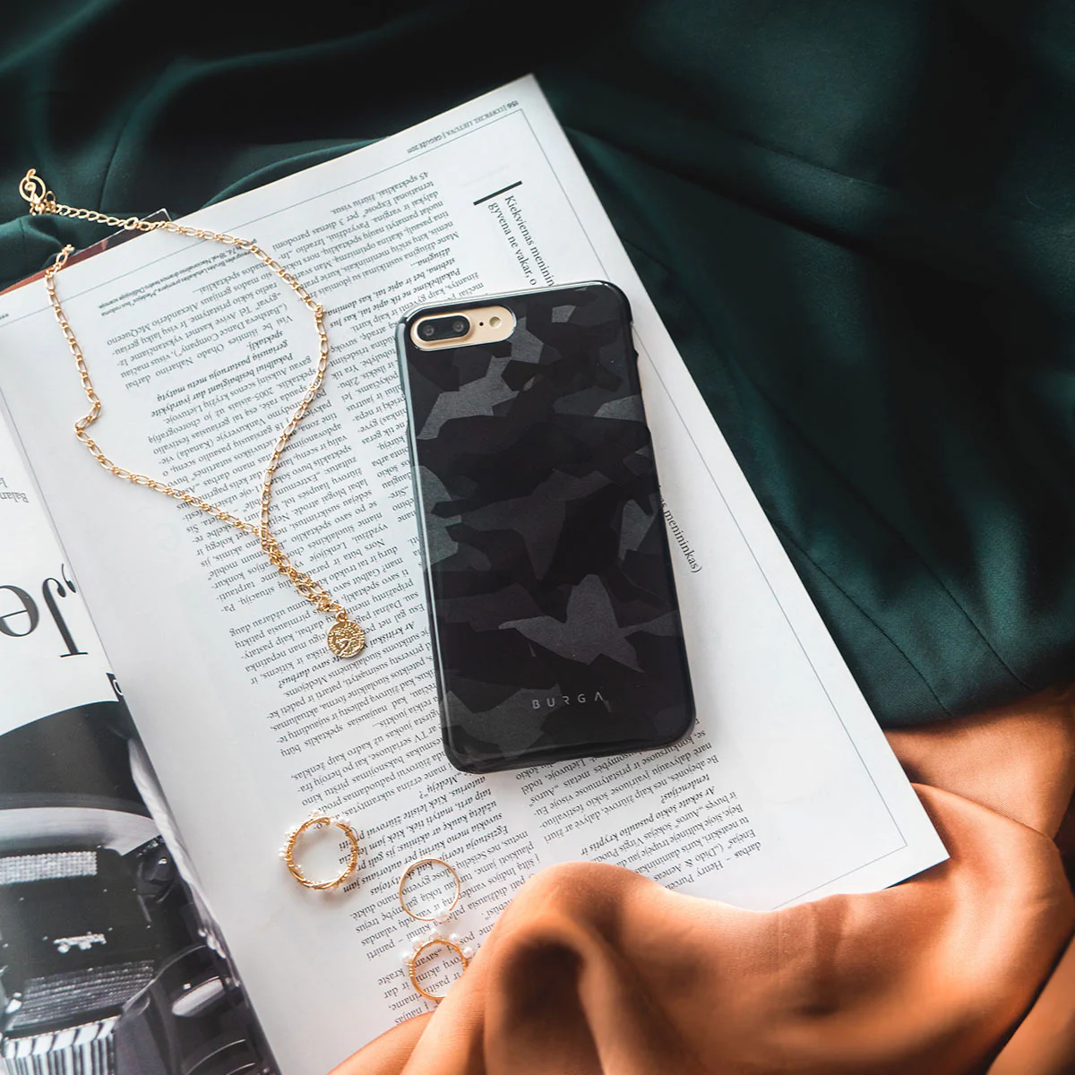 Night Black Camouflage - iPhone 17e Case - Image 7