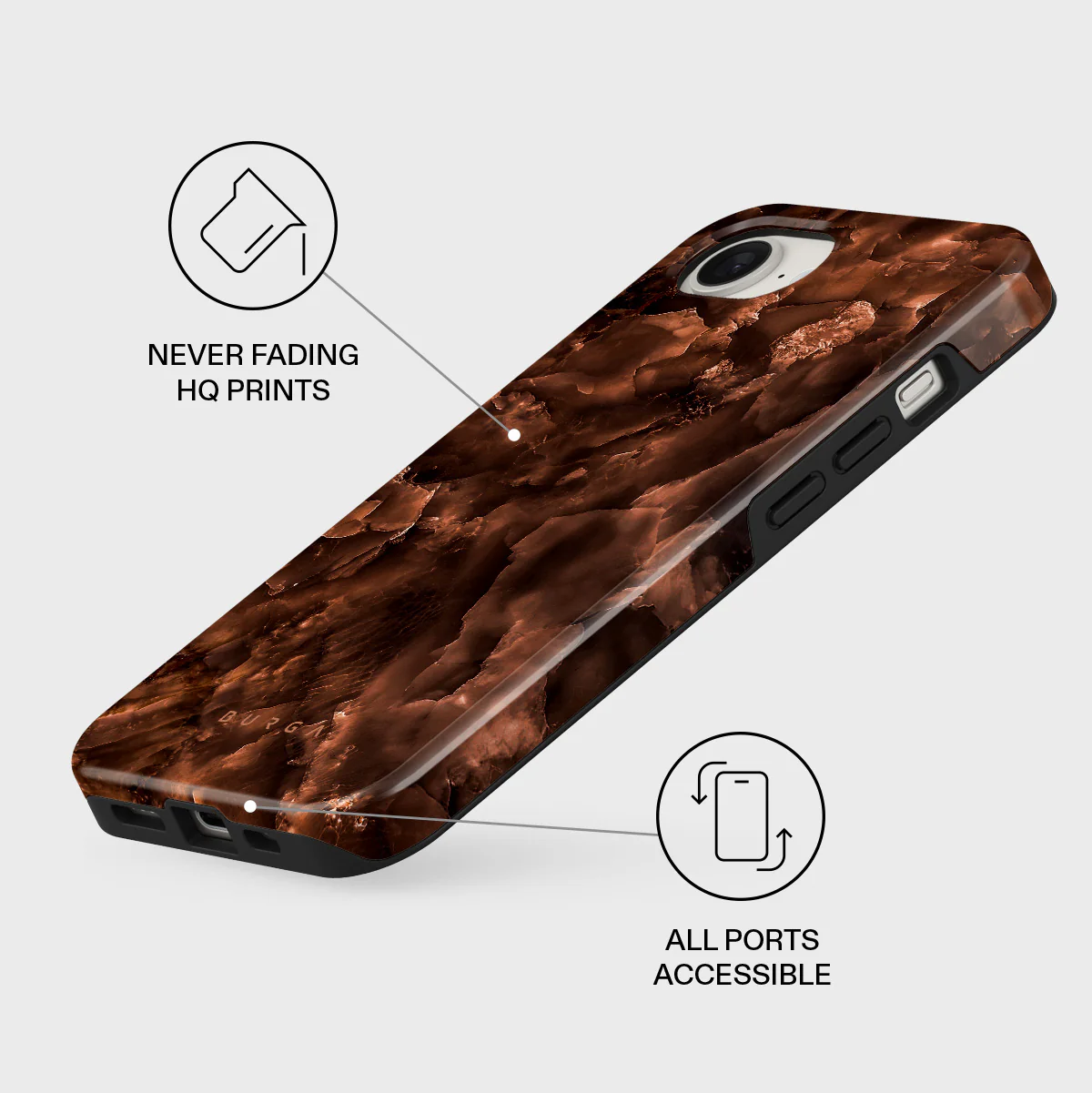 Toasted Chestnut - Brown iPhone 17e Case - Image 3
