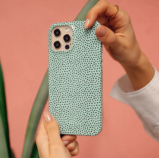 Mint Gelato - Dots iPhone 17e Case - Image 5