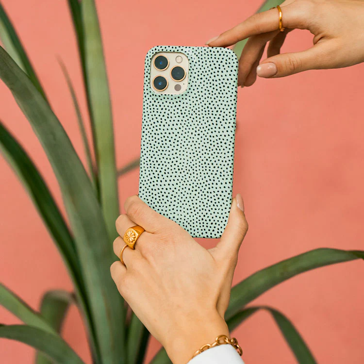Mint Gelato - Dots iPhone 17e Case - Image 8