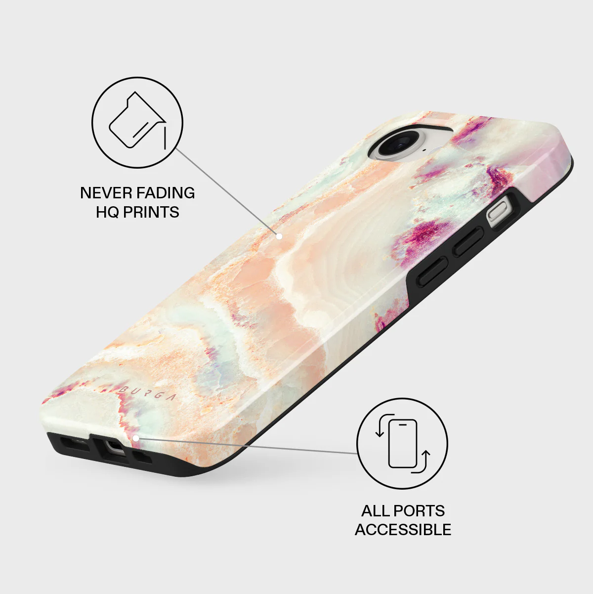 Berry Sorbet - Girly iPhone 17e Case - Image 3