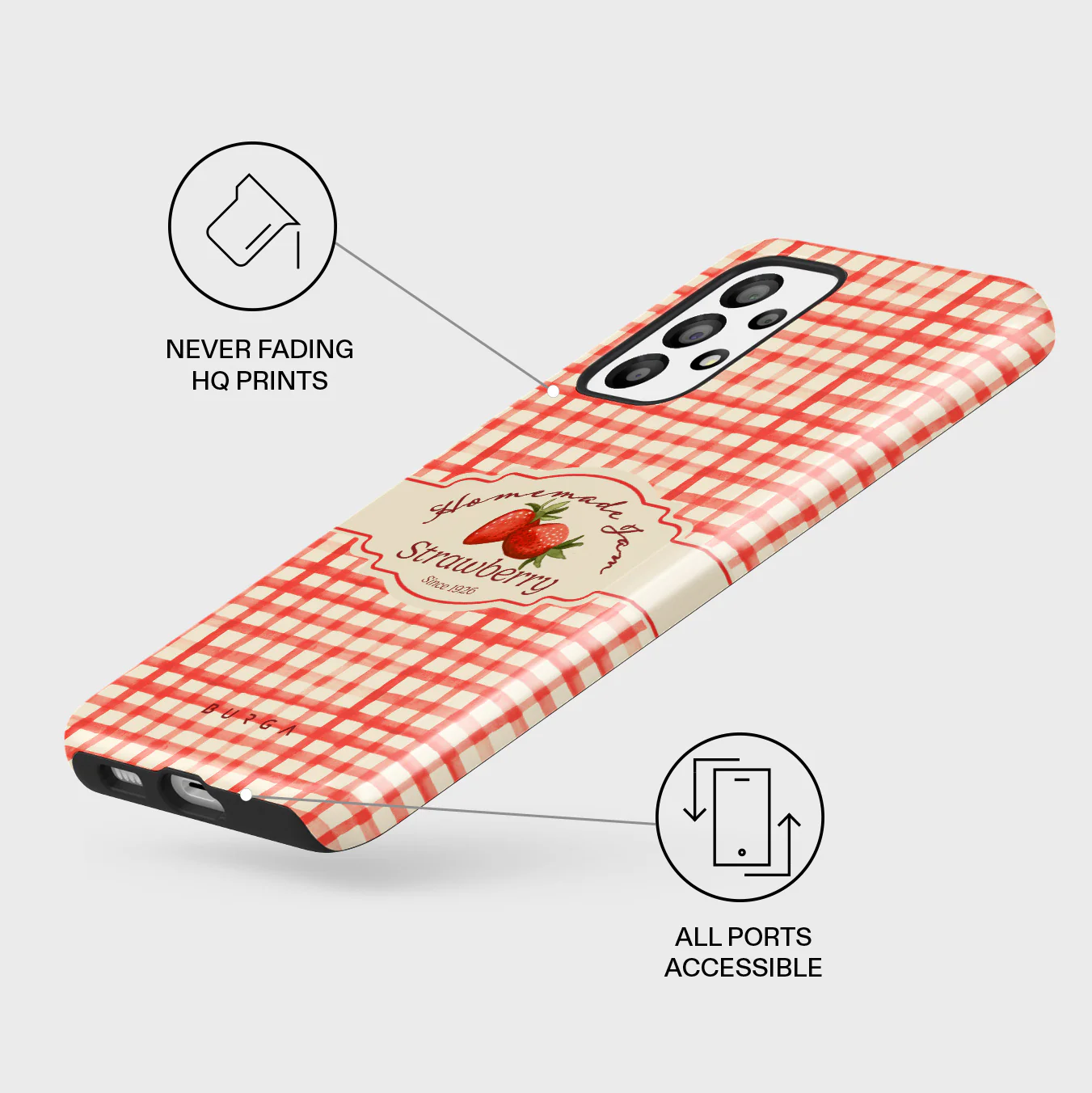 Grandma's Jam - Samsung Galaxy A33 Case - Image 3