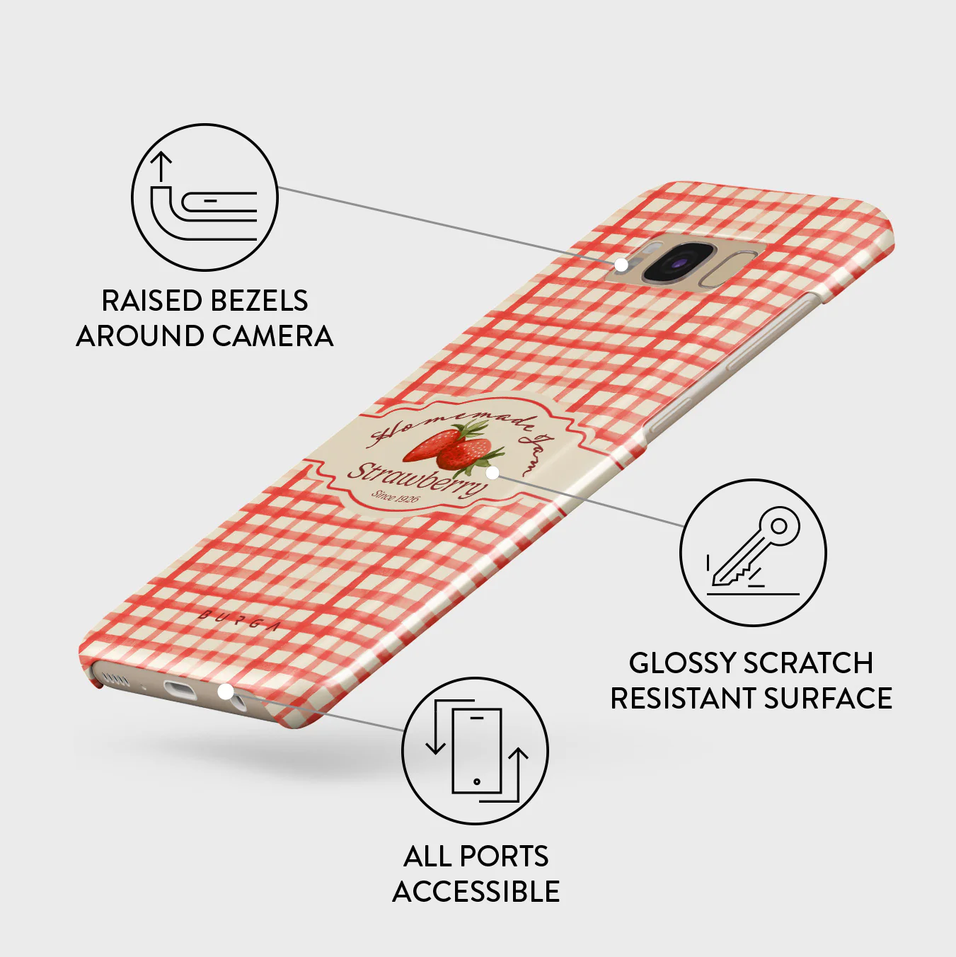 Grandma's Jam - Samsung Galaxy S8 Case - Image 3