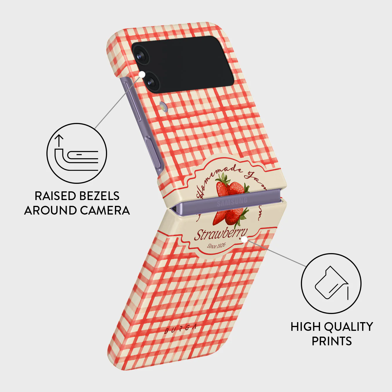 Grandma's Jam - Samsung Galaxy Z Flip 4 Case - Image 3