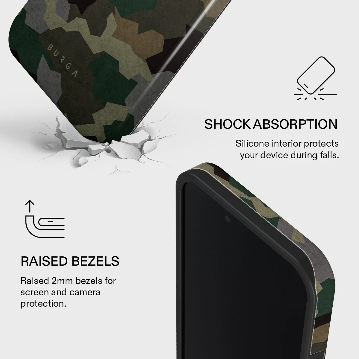 Tropical Green Camo - iPhone 17e Case - Image 4