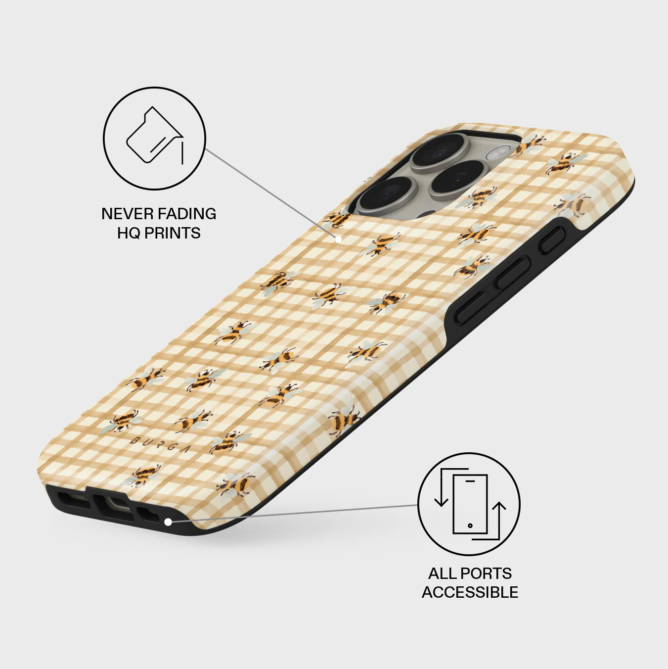 Honeycomb - iPhone 16 Pro Case - Image 3