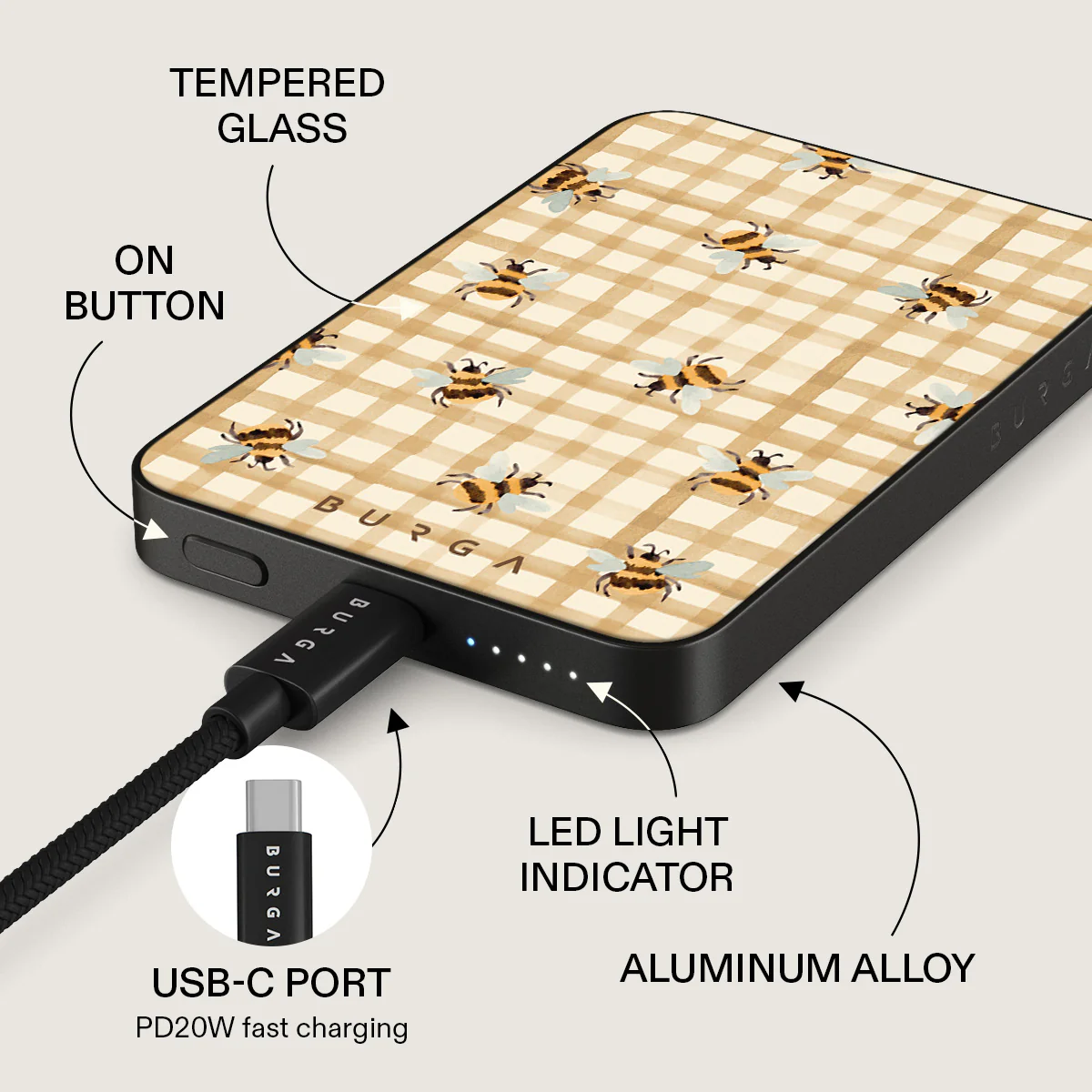 Honeycomb - Magnetic Power Bank - Image 5