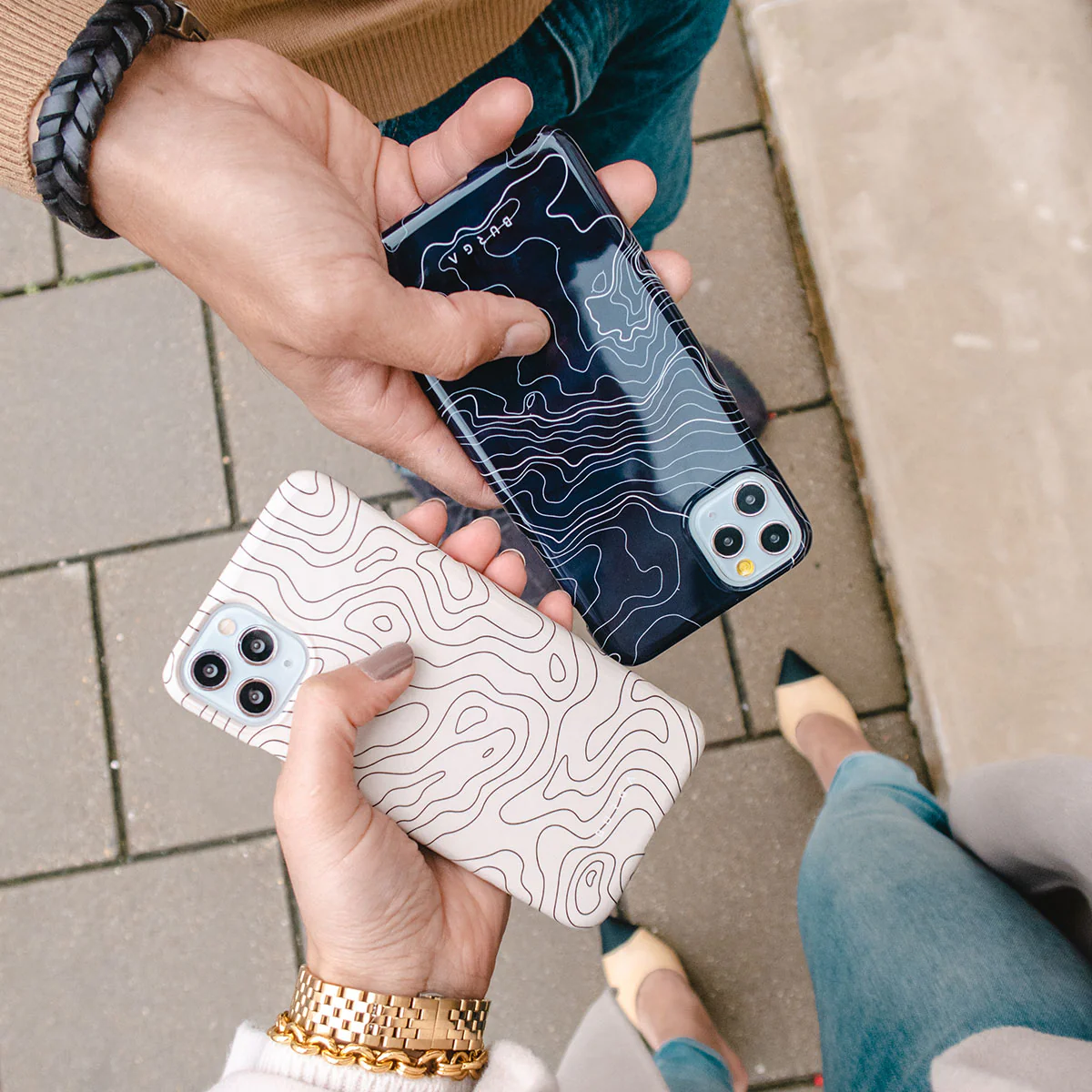 Drifting Shores - Line Art iPhone 17e Case - Image 9