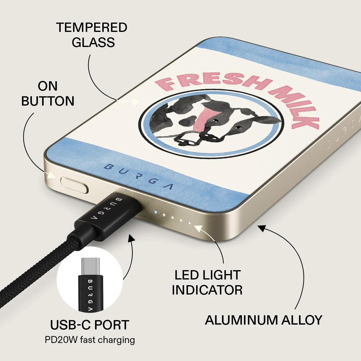 Milkshake - Magnetic Power Bank - Image 10