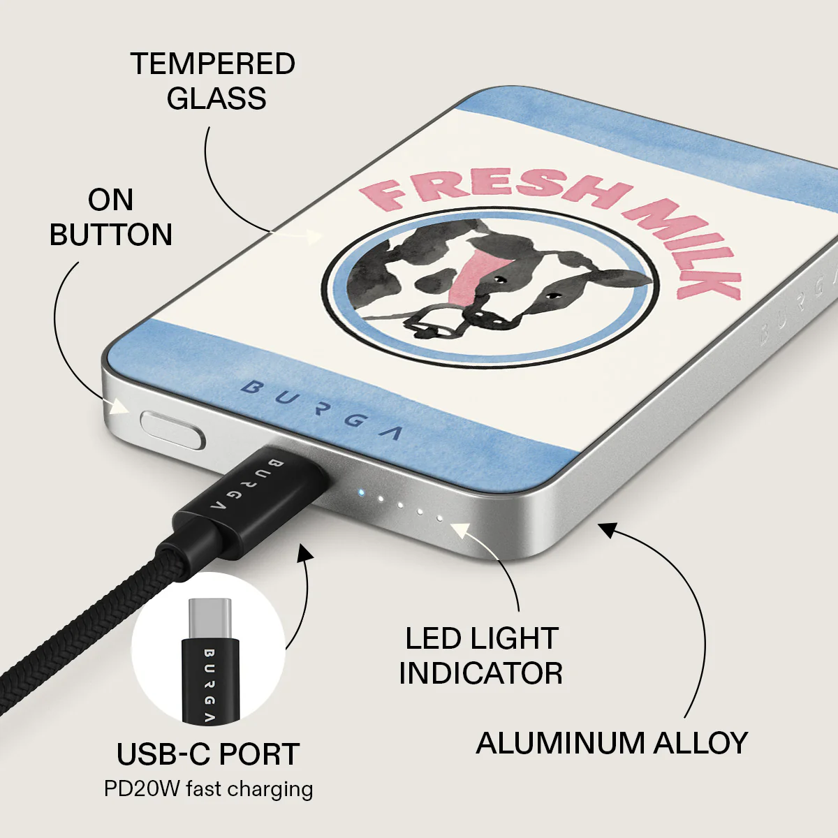 Milkshake - Magnetic Power Bank - Image 15