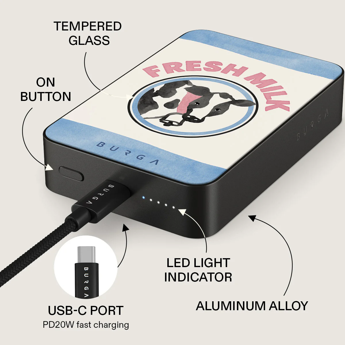 Milkshake - Magnetic Power Bank - Image 35