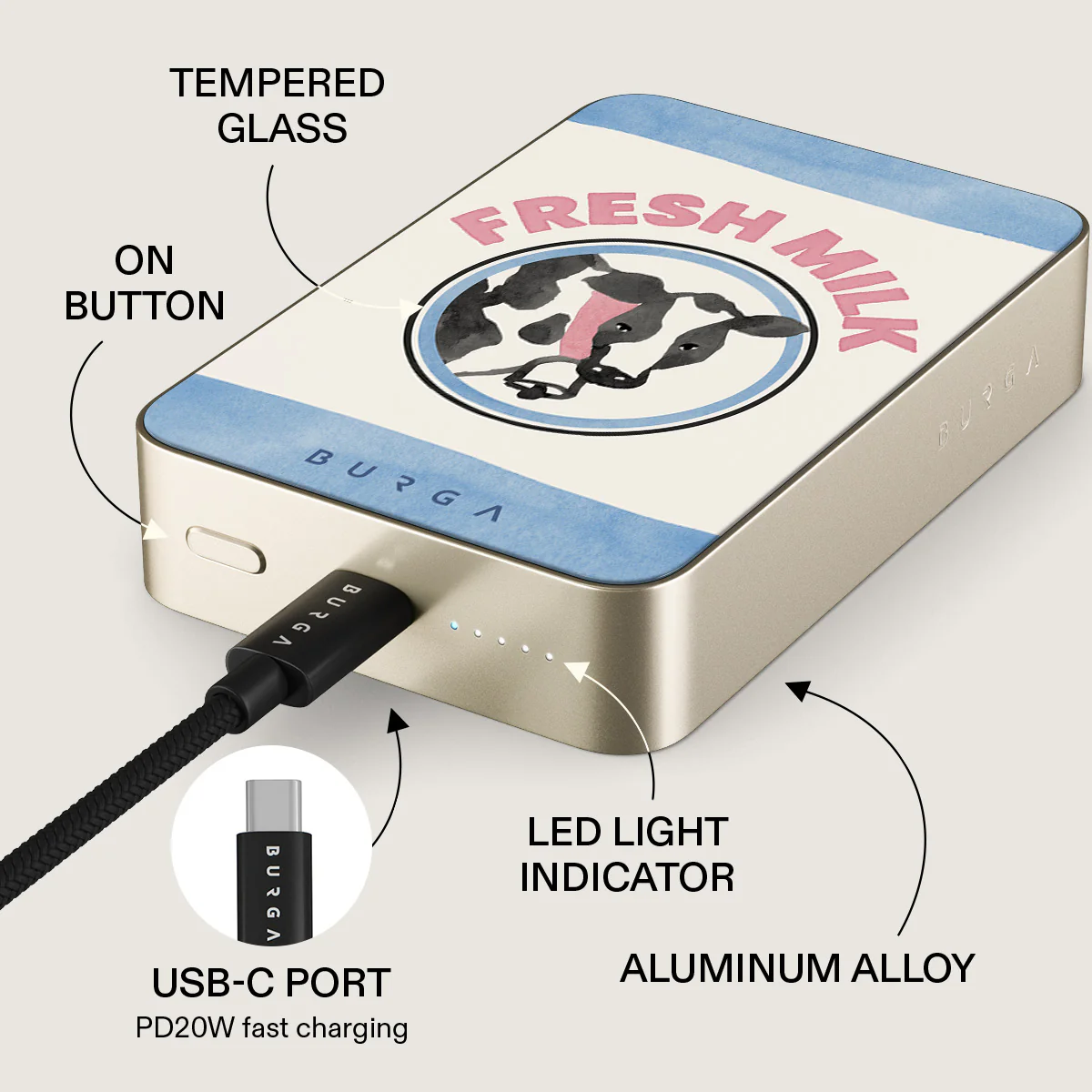 Milkshake - Magnetic Power Bank - Image 40