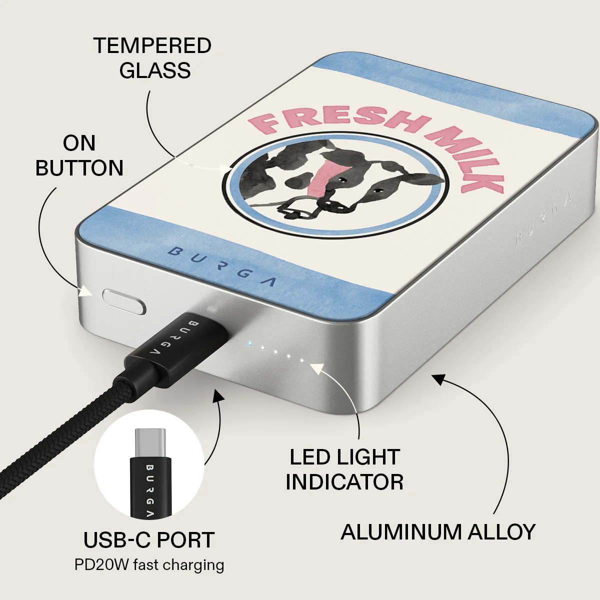 Milkshake - Magnetic Power Bank - Image 45