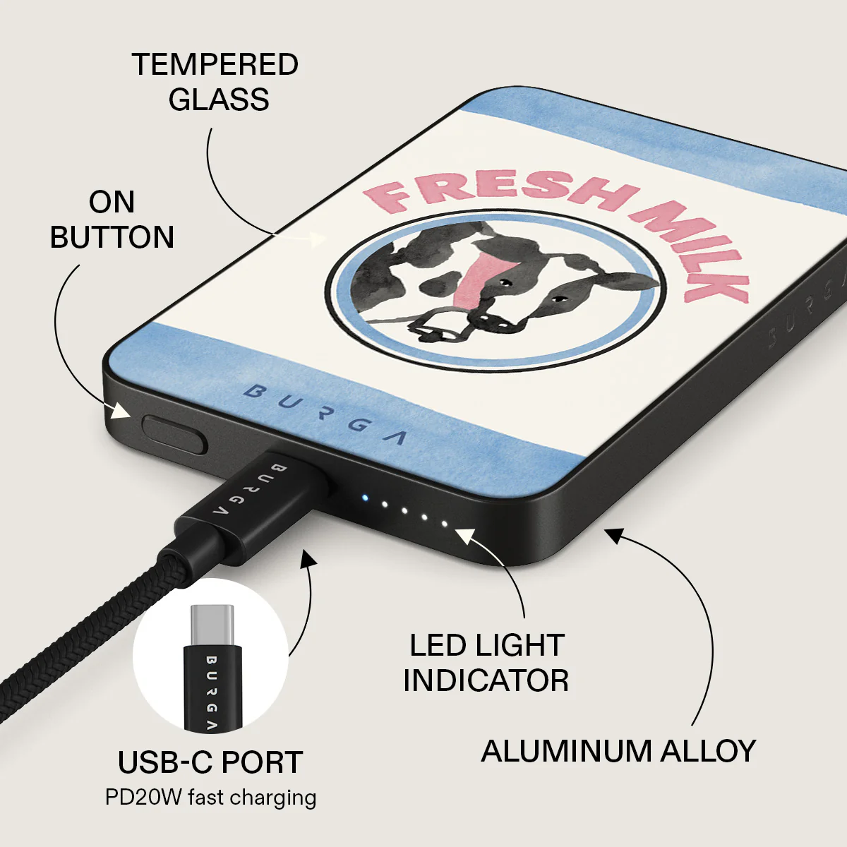 Milkshake - Magnetic Power Bank - Image 5