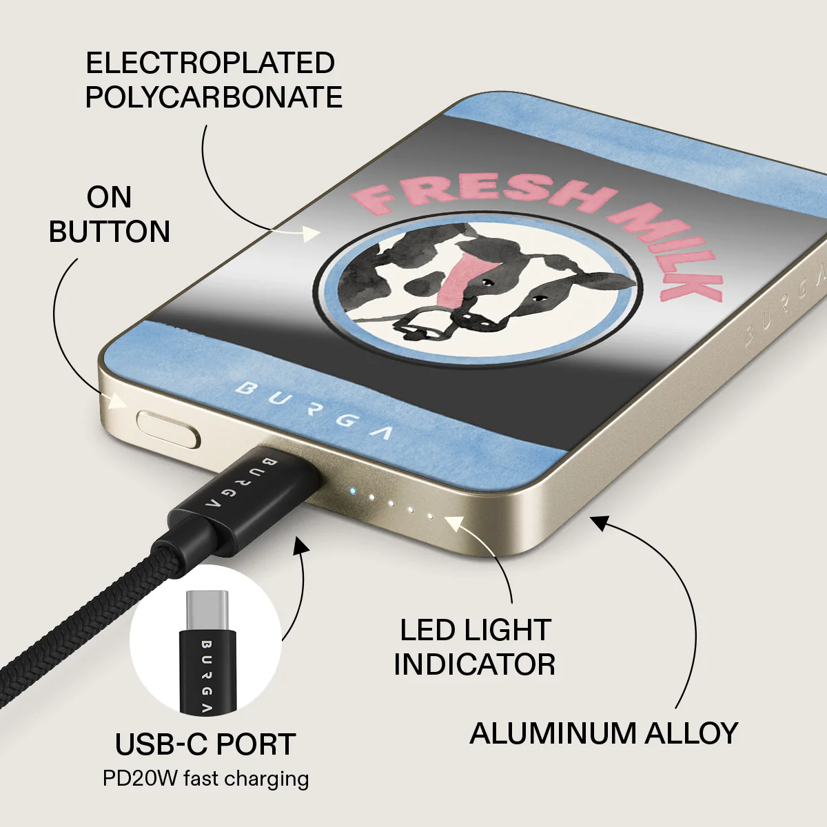 Milkshake - Magnetic Power Bank - Image 55