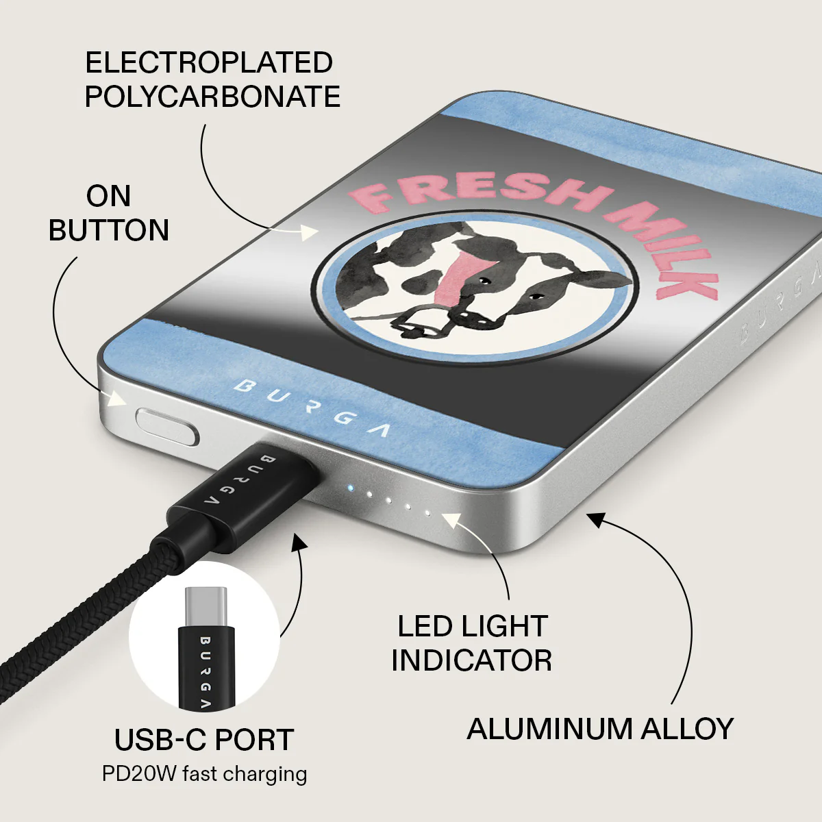 Milkshake - Magnetic Power Bank - Image 60