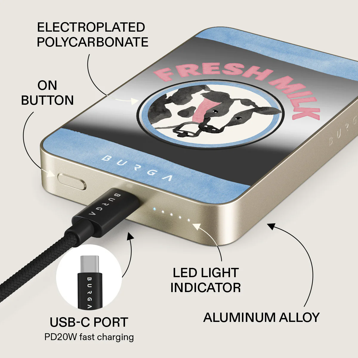 Milkshake - Magnetic Power Bank - Image 70