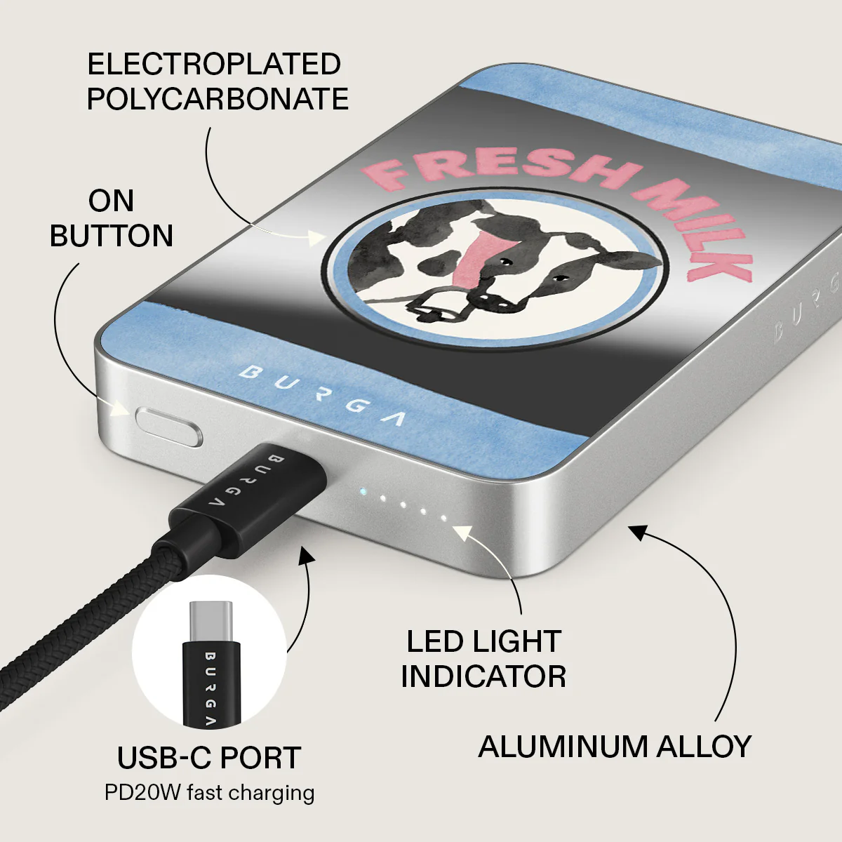 Milkshake - Magnetic Power Bank - Image 75