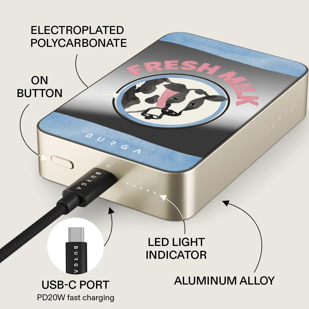 Milkshake - Magnetic Power Bank - Image 85