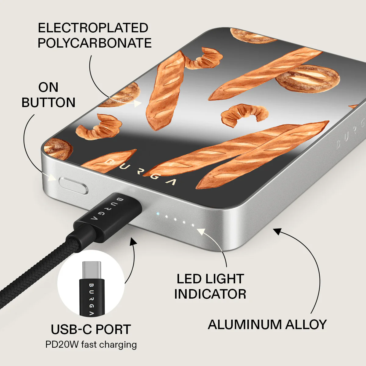 No Crumbs - Magnetic Power Bank - Image 75