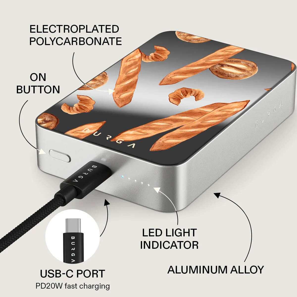 No Crumbs - Magnetic Power Bank - Image 90