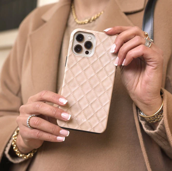 Simply Cream - Quilted iPhone 17e Case - Image 5