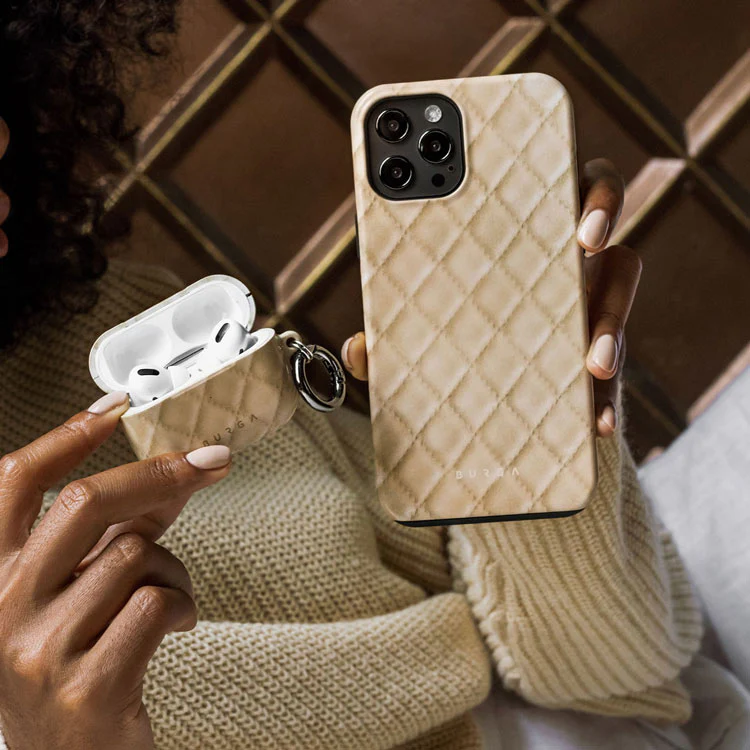 Simply Cream - Quilted iPhone 17e Case - Image 7