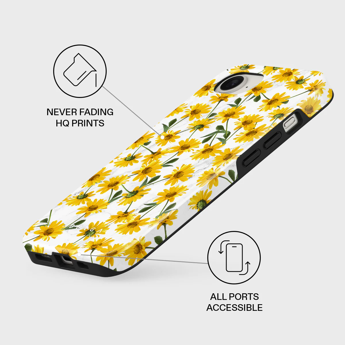 Summer Scent - Yellow Flower iPhone 17e Case - Image 3